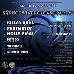 Flyer hypnotwist release party